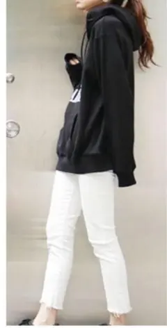 Ungrid クロップス丈フリンジデニム