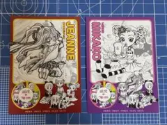 アトレ×70thりぼん コラボステッカー2枚セット 神風怪盗ジャンヌ ご近所物語