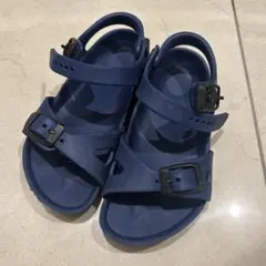 igor 踵付きサンダル　ネイビー サンダル 調整可能バックストラップ