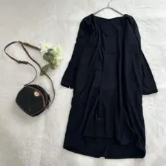 【アーバンリサーチ】KBF ブラック ロングカットソーワンピース a2937