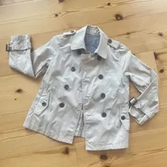 トレンチコート 120 COMME CA ISM ベージュ ダブル コムサ