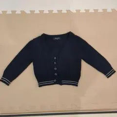 COMME CA ISM ベビー　キッズ カーディガン 90 ネイビー
