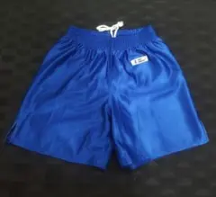 キッズ　カワイサッカー　ハーフパンツ　ブルー　130