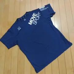 本日値下げ！[DESCENTE Move Sport] Tシャツ ネイビー　 L