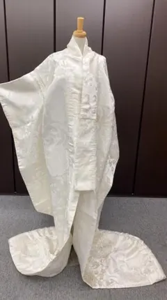 【白無垢】 華紋 鳳凰 花柄 金銀刺繍 婚礼衣装