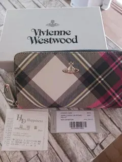 Vivienne Westwood チェック柄 長財布