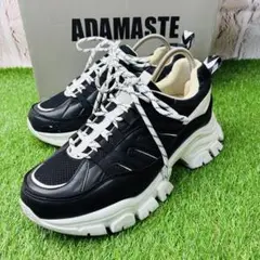 【良品・即完】ADAMASTE 厚底 ダットスニーカー S(26)