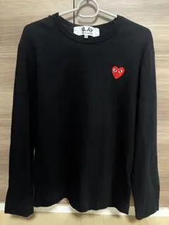 PLAY COMME des GARÇONS ブラック Tシャツ M