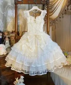 コスプレ　ドレス　 lolita オリジナル 洋服 ロリータ ワンピース