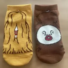 こびとづかん　キッズソックス 2足セット　15-20㎝
