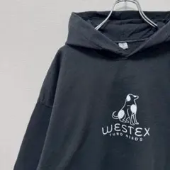 古着 GILDAN ギルダン パーカー WESTEX プルオーバー ブラック 黒