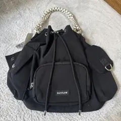 BAYFLOW ブラックショルダーバッグ