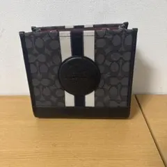 【最終値下げ】COACH ショルダーバッグ グレー/ブラック/ホワイト