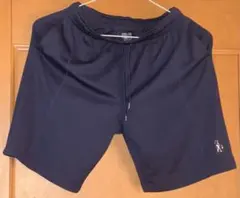 ラルフローレン 白ホースマークロゴハーフパンツボトムスズボンネイビー160 美品