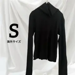 Wild Fable【S】ワイルドフェイブル タートルネック ニット リブ編み