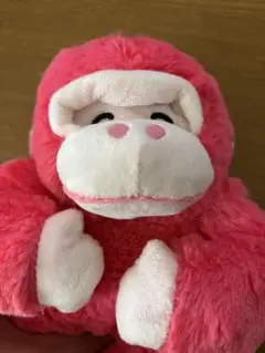 ウホウホゴリラのゴリくん　ビッグBIGぬいぐるみ ピンク　週末セール♡