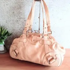 希少カラー Mulberry マルベリー レザー ハンドバッグ ピンク - メルカリ