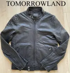 TOMORROWLAND トゥモローランド BLUE WORK レザージャケット TOMORROWLAND - TOMORROWLAND トゥモローランド BLUEWORK メンズ