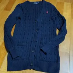 ラルフローレン☆ケーブルニット　ロングカーディガン