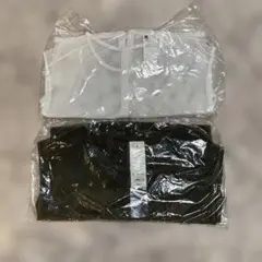 GU メッシュT/S/オリーブ&オフホワイトの2色セット