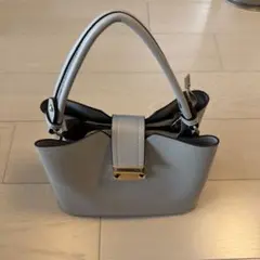 グレー ハンドバッグ