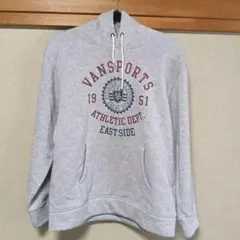 VANSPORTS グレー フード付きパーカー L