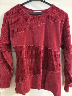 LIMMATCLUB 赤 長袖ニット