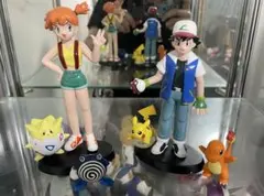 【モンコレ 初期】ポケモン サトシ カスミ フィギュア　レア レトロ TOMYのサムネイル