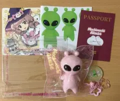 モチアク宇宙シリーズ　スクイーズ　宇宙人 ピンク