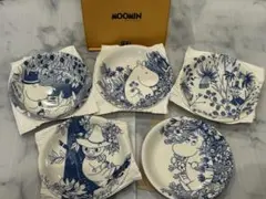 【新品未使用】ムーミン パスタプレート 5枚セット 日本製 山加商店