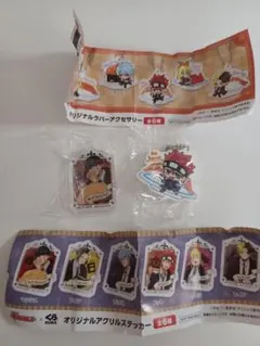 くら寿司×マッシュル　オリジナルラバーアクセサリー　オリジナルアクリルステッカー