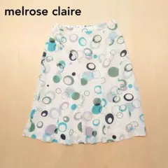 melrose claire スカート ドット 水玉 日本製 メルローズ クレアのサムネイル