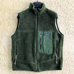 パタゴニア レトロX フリース ベスト ボア グリーン Sサイズ
