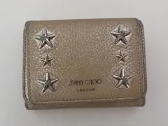 Jimmy Choo ゴールド 星型装飾 三つ折り財布 JIMMY CHOO（ジミーチュウ） 財布 三つ折り Jimmy Choo NEMO AMP GOLD