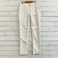 CLOSSHI ホワイト デニム スリムパンツ レディース M ストレッチ 綺麗