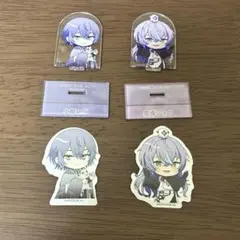 にじさんじ チョコエッグ アクリルスタンド　ステッカー　星導ショウ　小柳ロウ