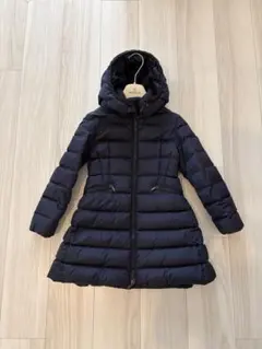 MONCLER キッズ　フード付きダウンコート ネイビー　6歳　116㎝