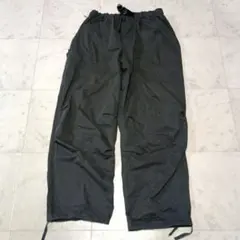 美品】DOMINGO ナイロンロングパンツ ブラック Lサイズ ドミン - メルカリ