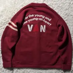 本日発送　新品未使用タグ付き　VAN 定番　ロゴ　人気グレー カーディガン 2025年最新】VAN Jacket メンズ カーディガンの人気アイテム