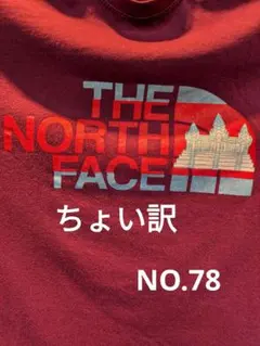 THE NORTH FACE Tシャツ ボルドー　ちょい訳NO.78