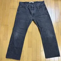 【ウエスト太め 足短め】リーバイス 505 W38L32 ブラックのサムネイル