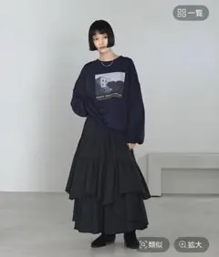 LOWRYS FARM ティアードイレヘムスカート