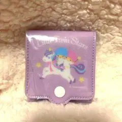 サンリオキャラクターズ ビニールウォレット風コインポーチ2リトルツインスターズ