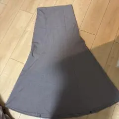 グレイル　チェック柄バックレースアップハイウエストマーメイドスカート