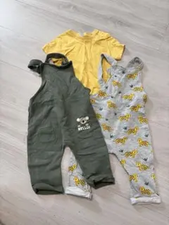 3点セット ベビー服 オーバーオール Tシャツ