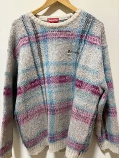 美品】Supreme - Brushed Plaid Sweater 20FW - メルカリ