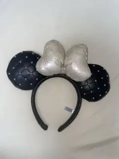ミッキー耳カチューシャ 黒と銀