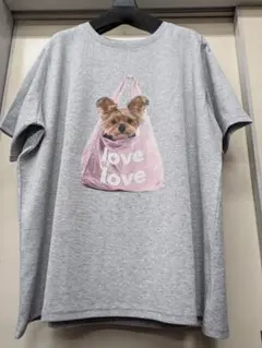 Tanppoppo オシャレかわいいデザイン 綿素材チュニックT ゆったり 
