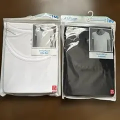 UNIQLO AIRism コットンブレンド Tシャツ 160