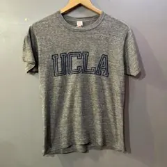 最終価格USA 80svintage UCLA カレッジロゴ 杢グレー
